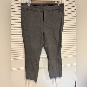 Old Navy Women's Black and White Checkered Cropped Pants